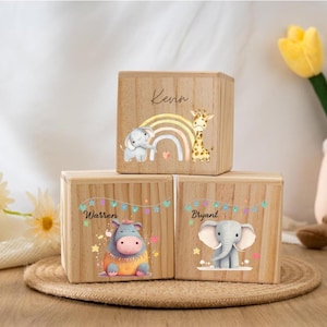 Personalisierte Kinder-Spardose mit Namen,Holz Baby Spardose,Kinder Spardose,Taufgeschenk für Jungen,Taufgeschenk,Geburtstagsgeschenk für Kinder