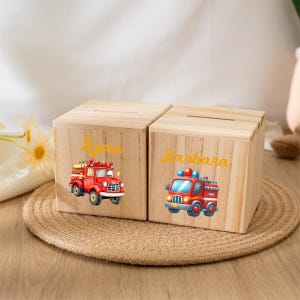 Spardose für Junge, Spardose Junge, Sparbüchse Spardose Auto, Spardose Holz, Taufe Geschenk, Sparkasse Babyparty Geschenk, Weihnachtsgeschenk