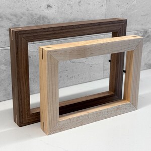 Handmade Solid Wood Picture Frames - Walnut, Maple, or Oak
