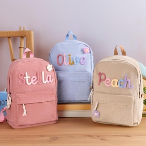 Personalized Kid Backpack, First Day of School Gift, Custom Toddler Backpac, Bag With Name,  School Bag for Kids, Birthday Gift For Girls