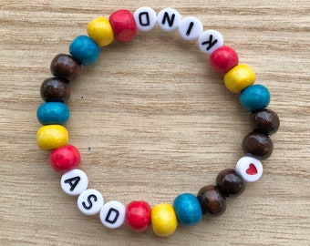 Autism awareness bracelet kids, Autism bracelet, Autism spectrum disorder bracelet, Autism mom gift, support autism jewelry kids adults
