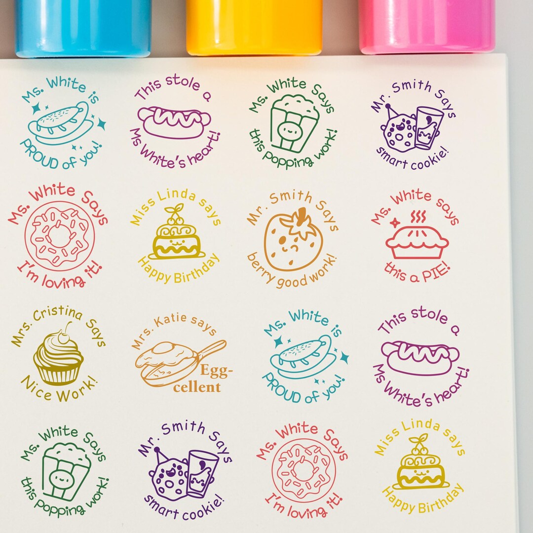 With Comment Stamp Teacher Comments Stamp, From the Classroom of Teacher Stamp, Best ...