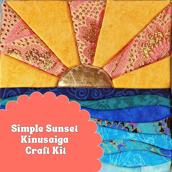 Kinusaiga Craft Kit - Simple Sunset Design