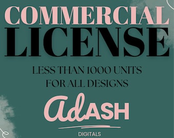 Licenza commerciale per prodotti digitali / Uso esteso per piccole imprese / Aggiornamento della licenza per uso commerciale