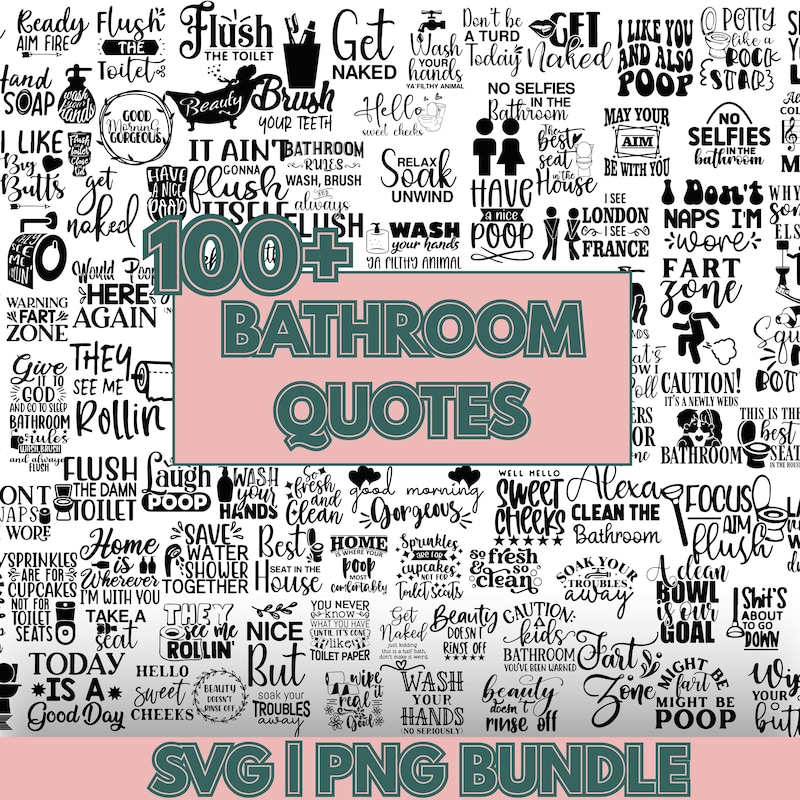 Funny Restroom Images - Etsy
