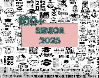 Pacchetto SVG per la classe senior del 2025, Pacchetto SVG per la laurea, Pacchetto SVG per la classe senior del 2025, SVG per la classe senior del 2025, Maglietta SVG per la laurea, File SVG per la classe del 25