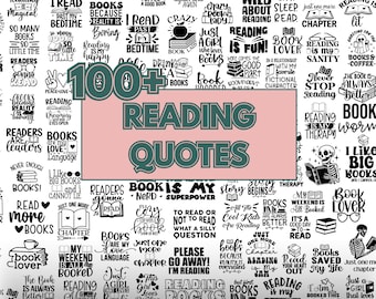 Reading Svg Bundle, Book Quotes svg, Book Lovers svg, Librarian svg, Booktrovert Book Worm svg, Book Reader Svg, Reading Book Svg for Cricut