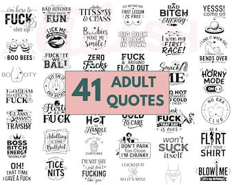 Pacchetto di citazioni per adulti in formato SVG, Pacchetto SVG per adulti, SVG con umorismo volgare, Pacchetto PNG con umorismo maturo, SVG divertenti, volgari e sarcastici, SVG scurrili, File di taglio per Cricut