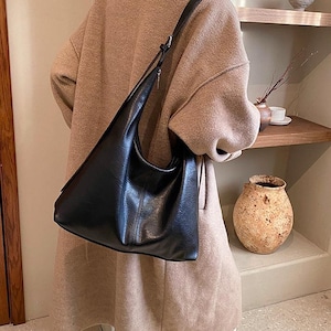 Schultertasche Hobo mit Beutel, Damentasche, Schultertasche, Tote, Arbeitstasche, lässige Tasche, Handtasche, große Tasche, Laptoptasche, Geschenk für sie