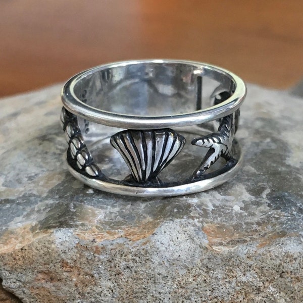 Seashell Ring - Etsy