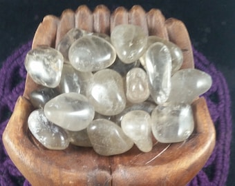 Smoky Quartz Tumbled Stone Polished Crystal Stones Crystals Unique round large tumbles