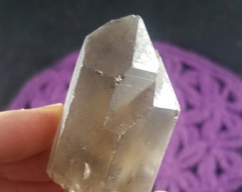 Unique Smoky Quartz Point Stones Crystals Brazil terminated natural etched untreated smokey inclusion elestial self standing