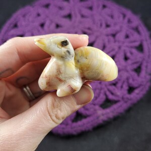 Crazy Lace Agate Snake Carved Crystal Stones Serpent Cobra Banded Agate carving animal totem