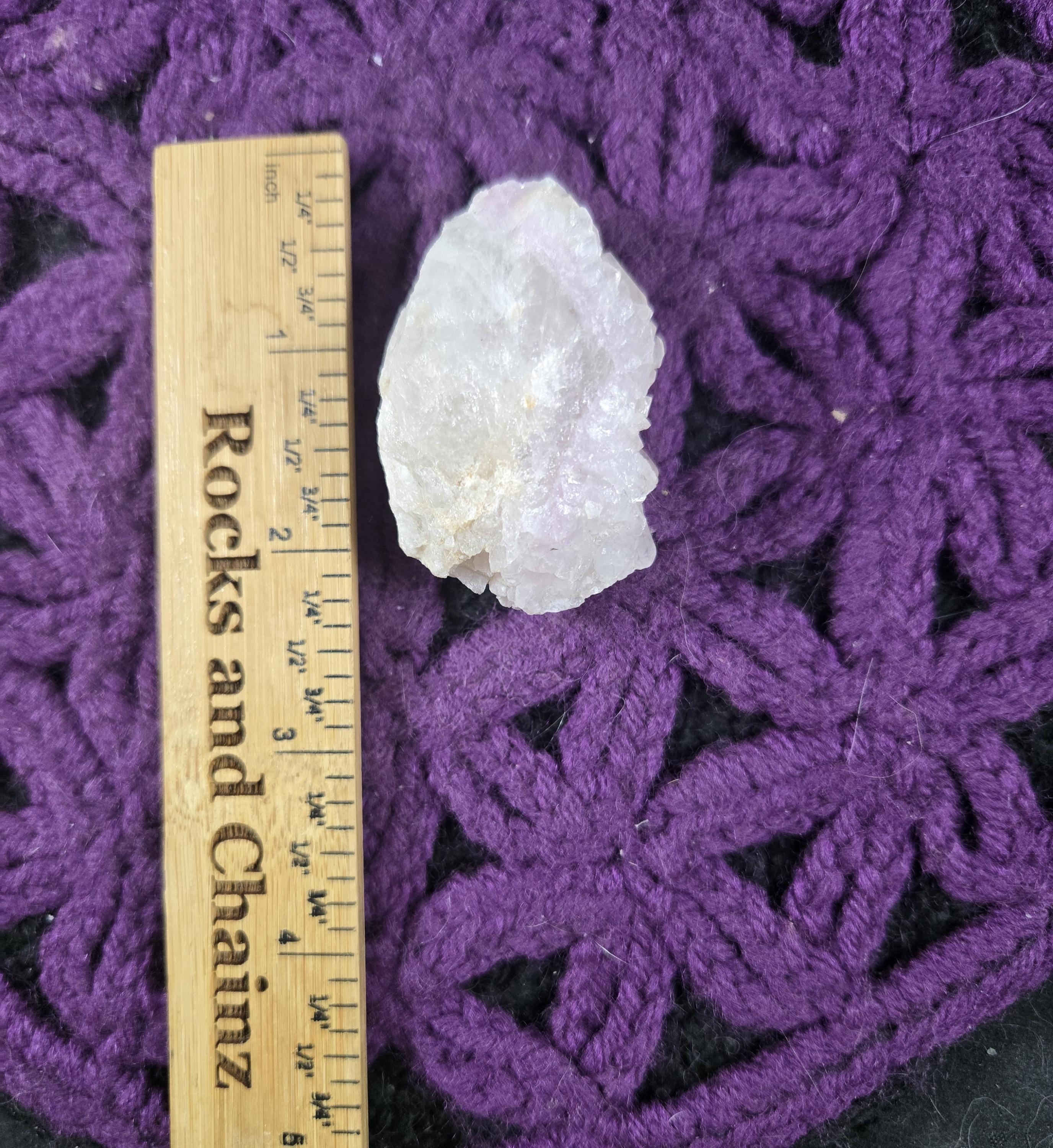 Crystalline Rose Quartz Elestial Crystal Rare Stones Small