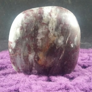 Rubellite Pink Tourmaline in Quartz Freeform Polished Display Crystal Stones Altar Crystals free for self standing