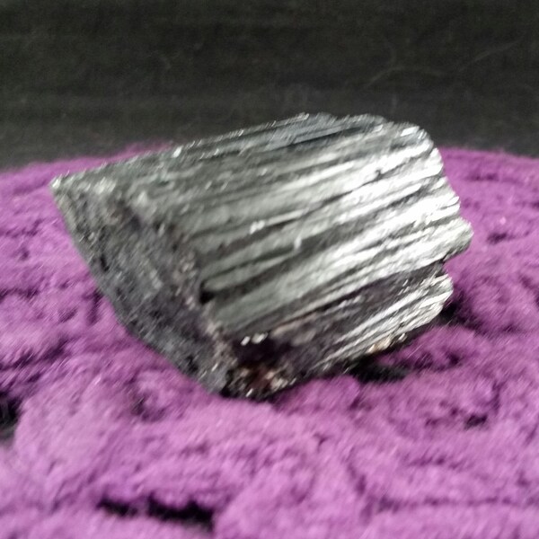 Large Black Tourmaline Crystal Stones Natural Crystals chunk Rough Protection Schorl raw grounding haystack