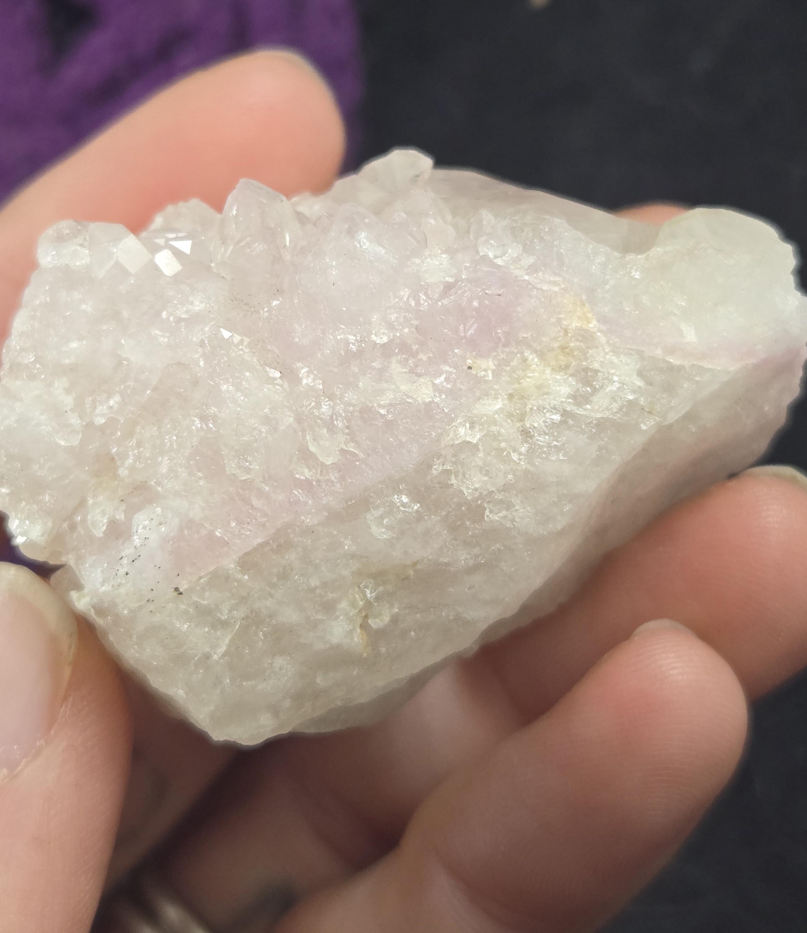 Crystalline Rose Quartz Elestial Crystal Rare Stones Small