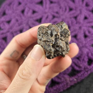Prophecy Stone Pseudomorph Hematite Limonite Goethite after Pyrite Marcasite Raw Crystal Natural Rare Unique Chunk Rough White Desert Egypt