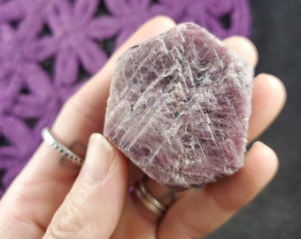 Record Keeper Ruby Raw Crystal Large Stones Crystals Rough Triangles Hexagonal Hexagon Sacred geometry shapes