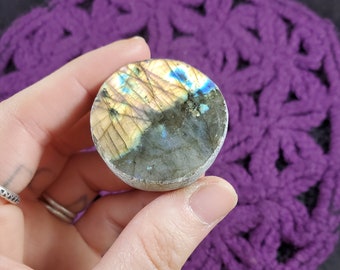 Labradorite Seer Stone Crystal Stones Crystals Flash AA Grade Scrying irie dragon egg ema emma frosted polished rare