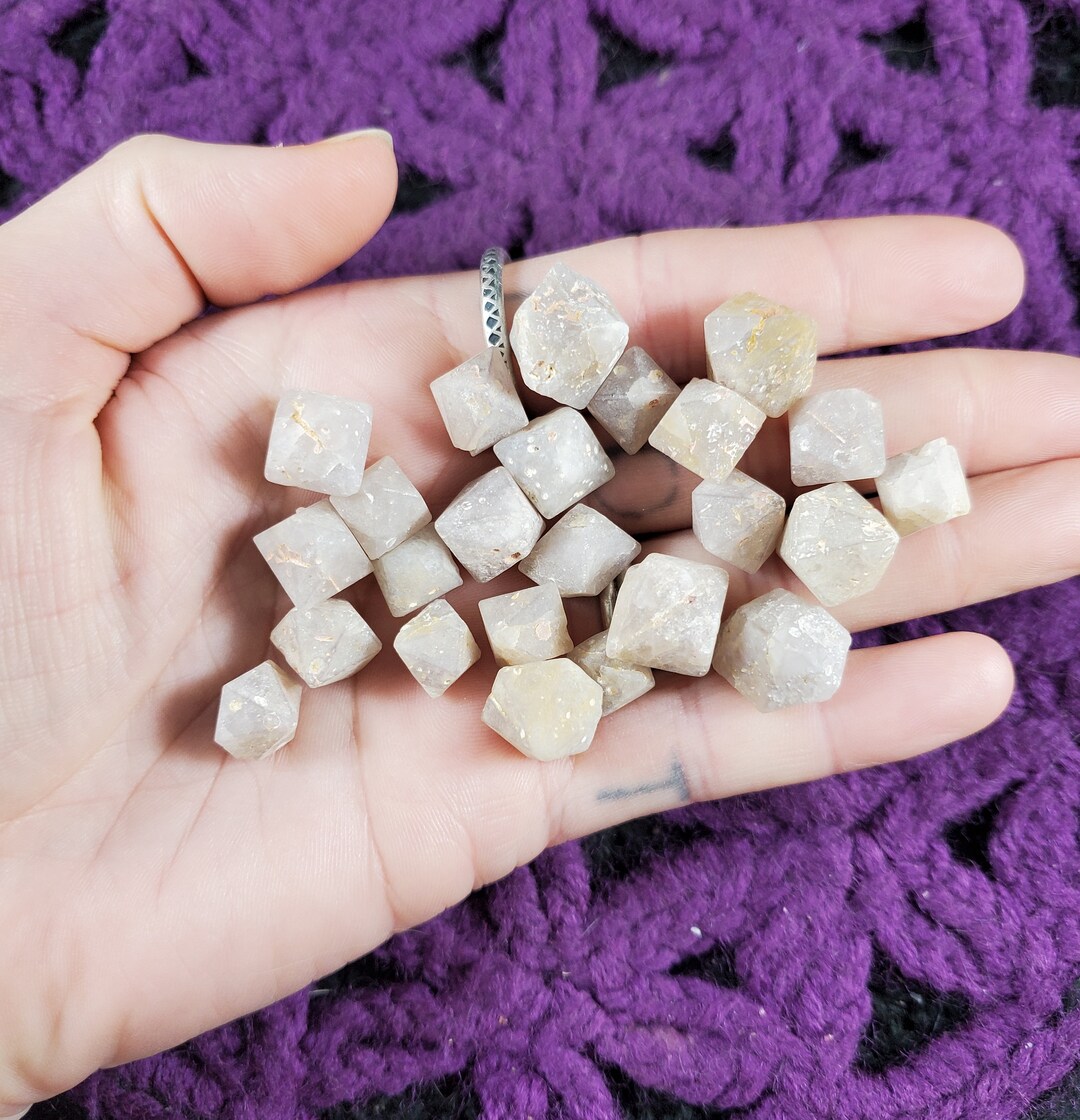 24 Beta Quartz Crystal Dodecahedrons Terminated Indonesia Natural Rough ...
