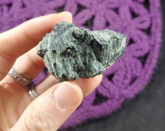 Actinolite Blade Crystal Raw Stones Natural Crystals Rough green Namibia