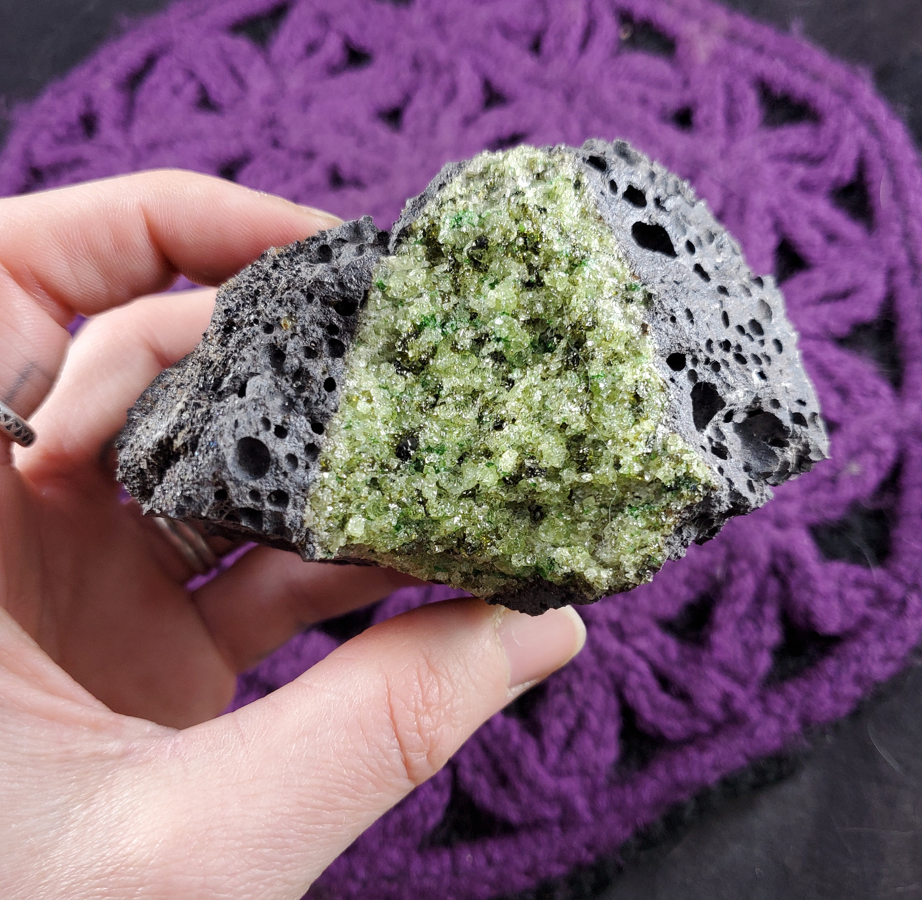 Peridot Lava Stone - Etsy