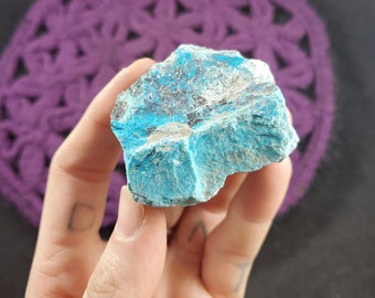 Chrysocolle Brut Cristal Pierres Brutes Bleu Clair A Grade Cristaux De Haute Qualité Mexique