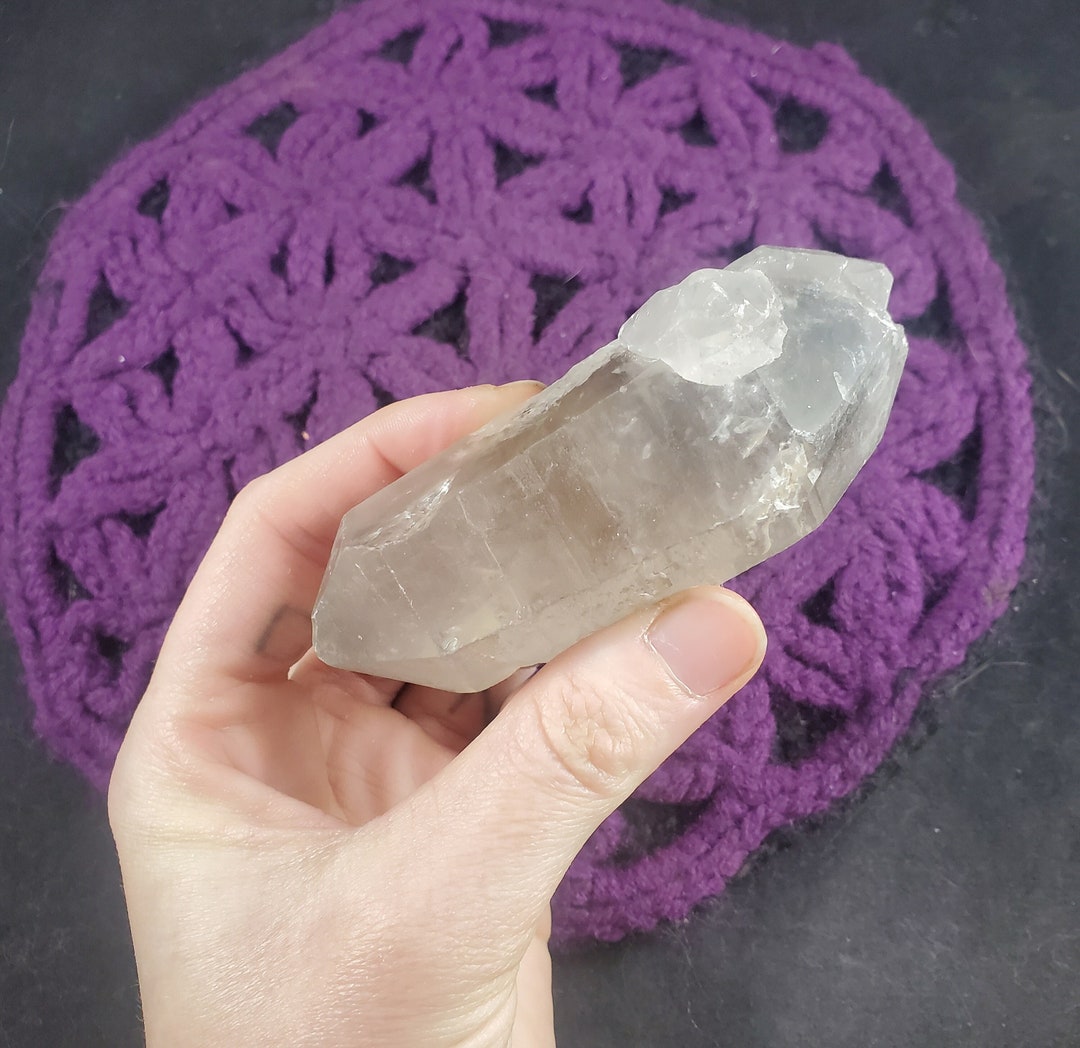 DT Manganese Quartz Crystal Point Stones Large Crystals Rare Stone