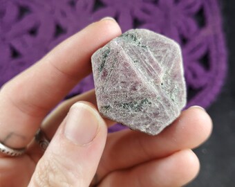 Record Keeper Ruby Raw Crystal Stones Crystals Rough Triangles Hexagonal Hexagon Sacred geometry shapes