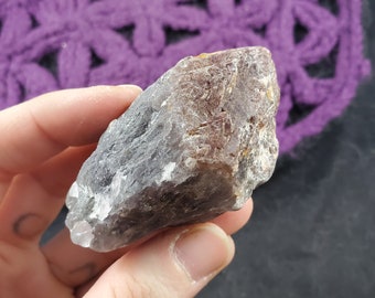 Super 7 Amethyst Cacoxenite Point Red Capped Sacred Seven Crystal Melody stone Brazil elestial druzy