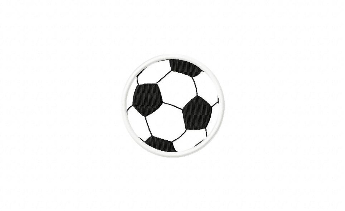 Soccer Ball Applique Design Machine Embroidery Design INSTANT Etsy