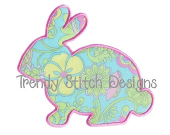 Bunny Rabbit Applique Machine Embroidery Design Easter INSTANT DOWNLOAD ...