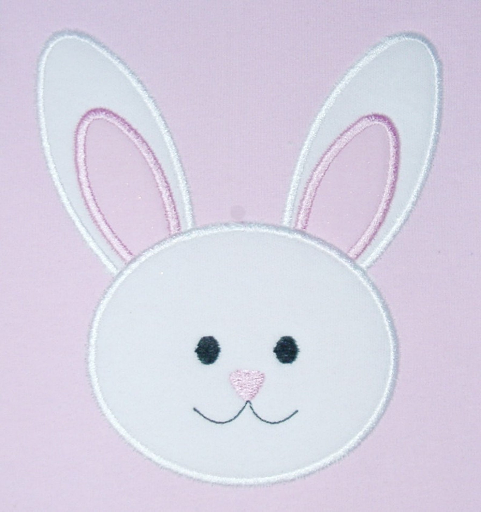 Bunny Face Applique Machine Embroidery Design INSTANT DOWNLOAD | Etsy