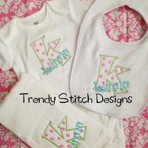 Double Dot Font Machine Embroidery Design INSTANT DOWNLOAD BX
