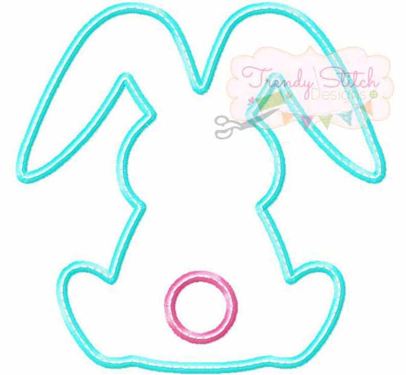 Bunny 7 Applique Machine Embroidery Design Easter INSTANT DOWNLOAD - Etsy