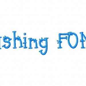 Dashing Font Machine Embroidery Design INSTANT DOWNLOAD BX