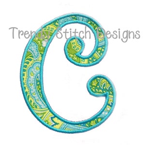 Pizazz Font Applique Design 4x4 and 5x7 Applique Machine Embroidery Design INSTANT DOWNLOAD