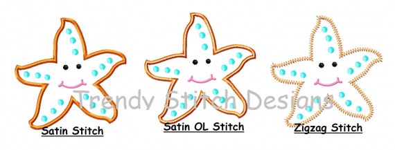 Etoile De Mer Bebe Applique Machine Broderie Design Etsy