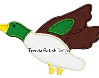 Stockente Ente Applikation Maschinenstickerei, SOFORTIGER DOWNLOAD