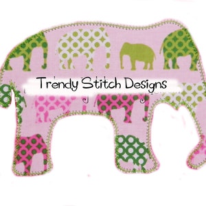 Elephant Applique Design Applique Machine Embroidery Design INSTANT DOWNLOAD