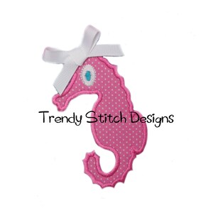 Sea Horse Applique design Machine Embroidery Design INSTANT DOWNLOAD