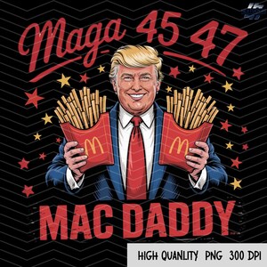 Trump Png, Trump Mac daddy Png, Funny Trump Meme Shirt, Funny Trump png, Trump MAGA, Republican Trump Digital Download, Support Trump
