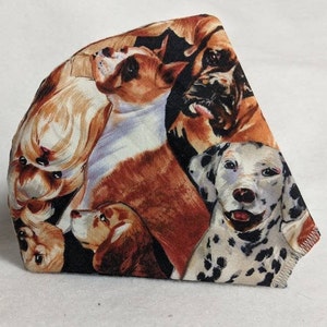 Dog Sketches Filtered Face Mask Washable and Reuseable Adult Size