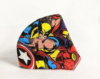 Avengers Filtered Face Mask Washable and Reuseable Adult Size