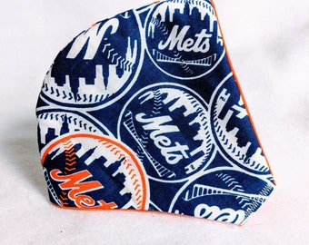 Filtered Face Mask Washable and Reuseable Adult Size New York Mets Baseball