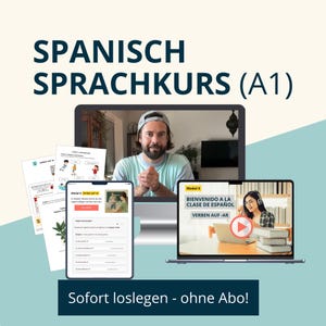 Spaanse taalcursus (A1): leervideo's, pdf's en online oefeningen