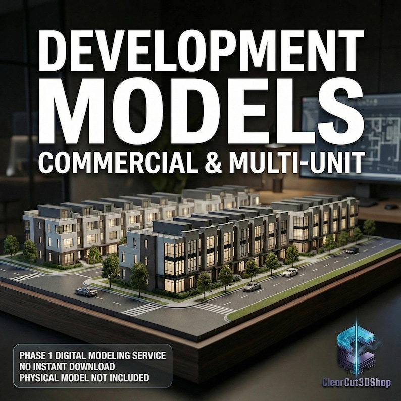 Architectural 3D Modeling Service | Commercial Development Model ...