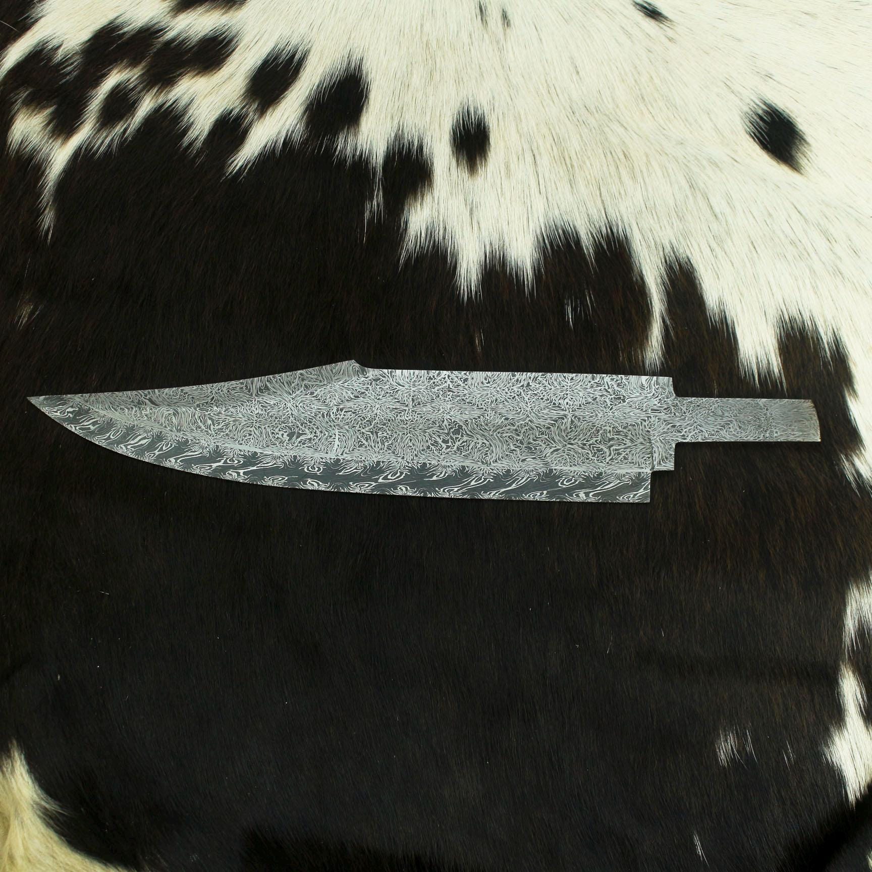 Handmade Damascus Steel Mosaic Pattern Blank Blade for Making Blade ...