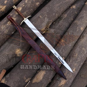 Premium Quality 5160 Spring Steel Viking sword, Fantasy Swords, Medieval historical swords, Groomsmen Gift, Gift for Him, Christmas Gift